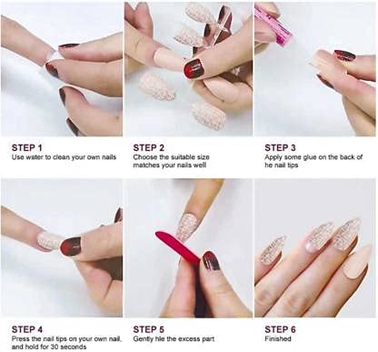100 Pcs White Reusable Artificial Nails with 15 Pcs Nail Brush Set, 5 Pcs Nail Art Dotting Tools & 3 Pcs Nail Glue - Perfect for DIY Manicure, Nail Art Design & Salon Professional Use
