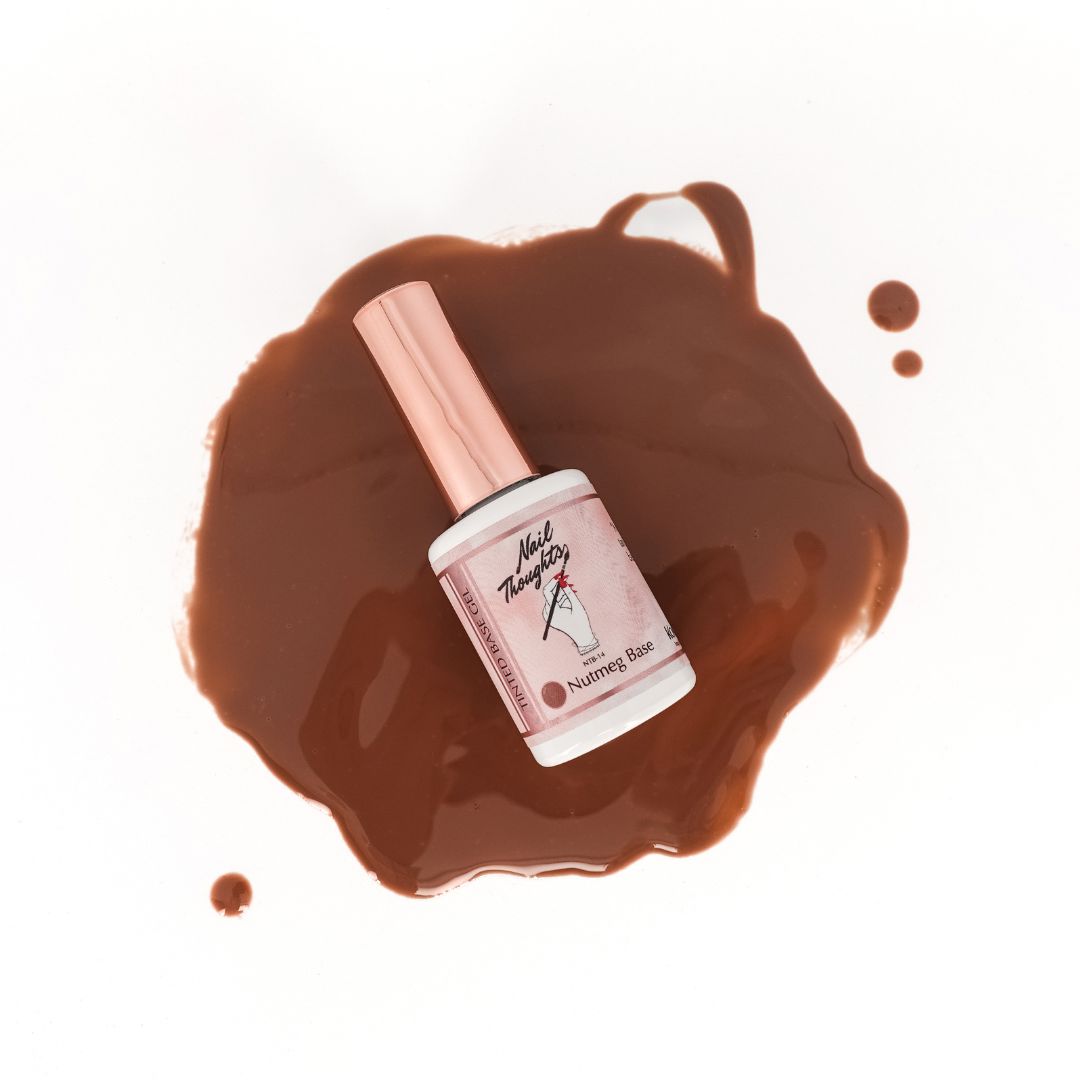 NTB R14 Nutmeg Base Gel Polish - 50g Professional Nail Art Gel for Long-Lasting Manicure & Pedicure - Perfect for Salon, Home Use & DIY Nail Designs