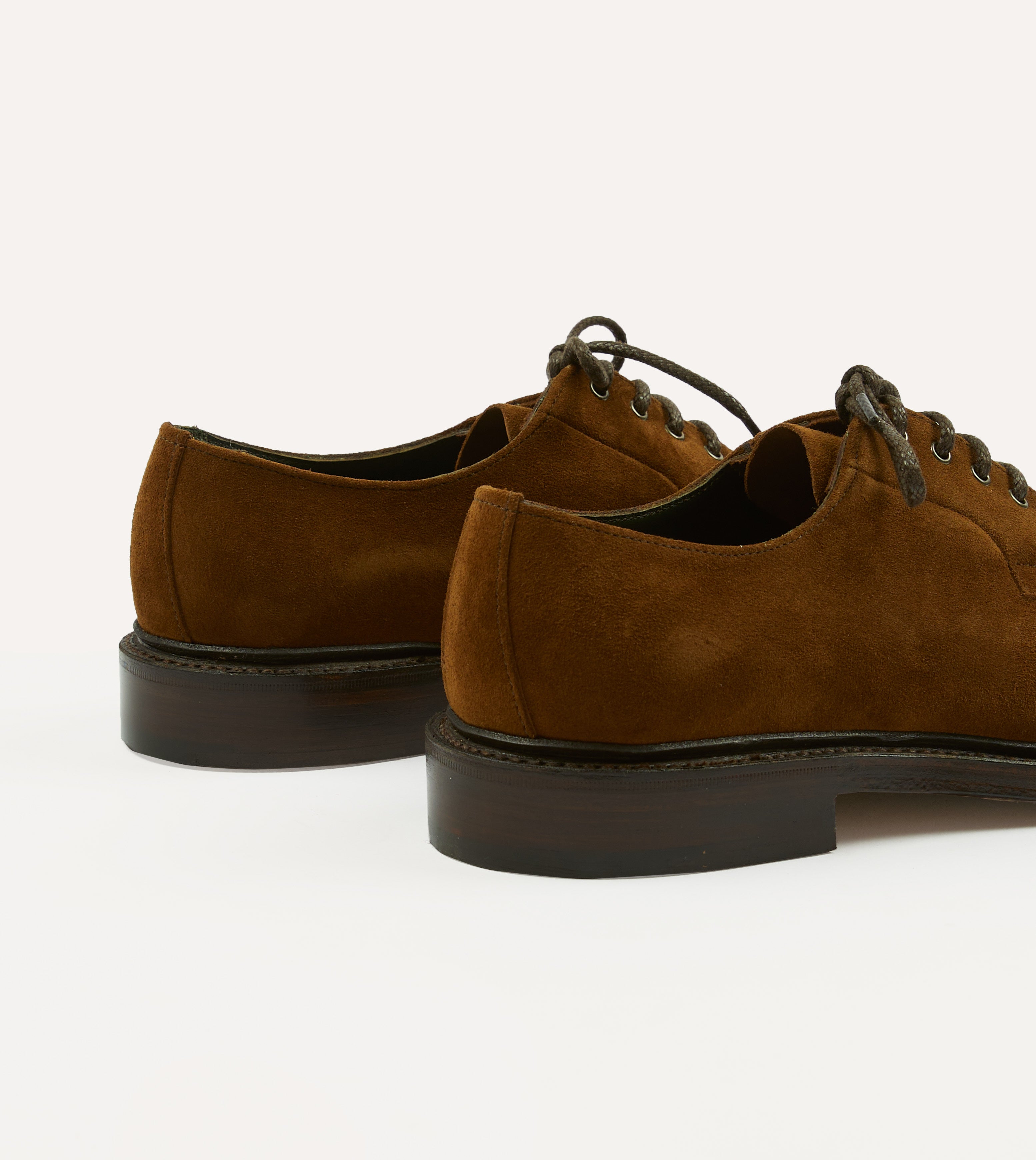 Premium Brown Suede Derby Shoes for Men - Handcrafted Goodyear Welted Construction - Comfortable & Durable Dress Shoes for Office, Wedding & Formal Occasions