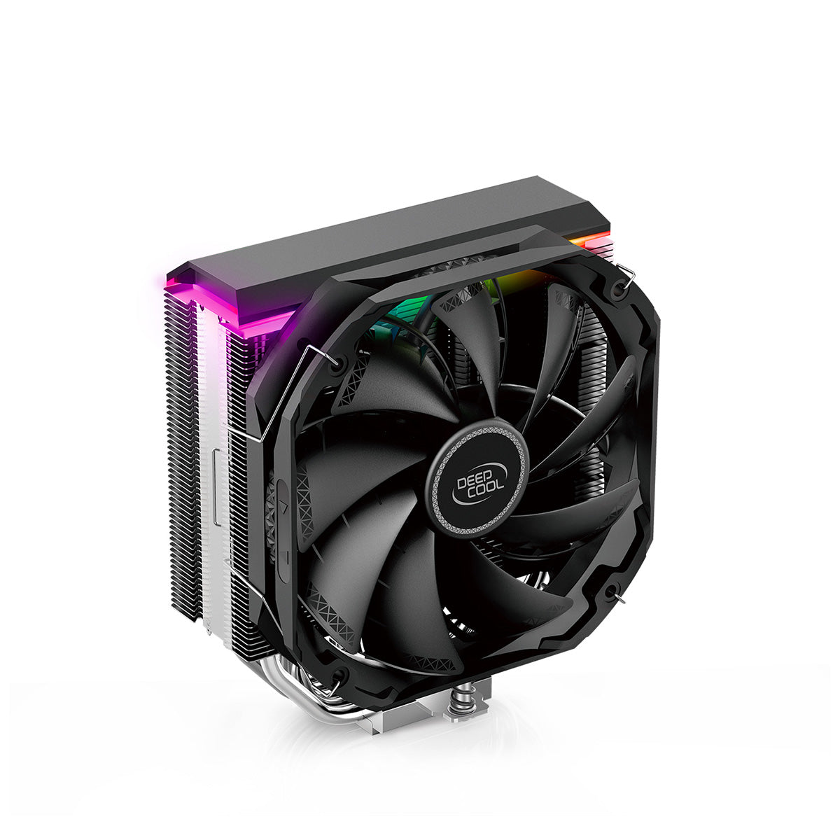Deepcool AS500 ARGB CPU Air Cooler - High Performance 5 Heat Pipe Tower Cooler with 140mm PWM Fan for Intel/AMD - Perfect for Gaming PC Builds & Overclocking