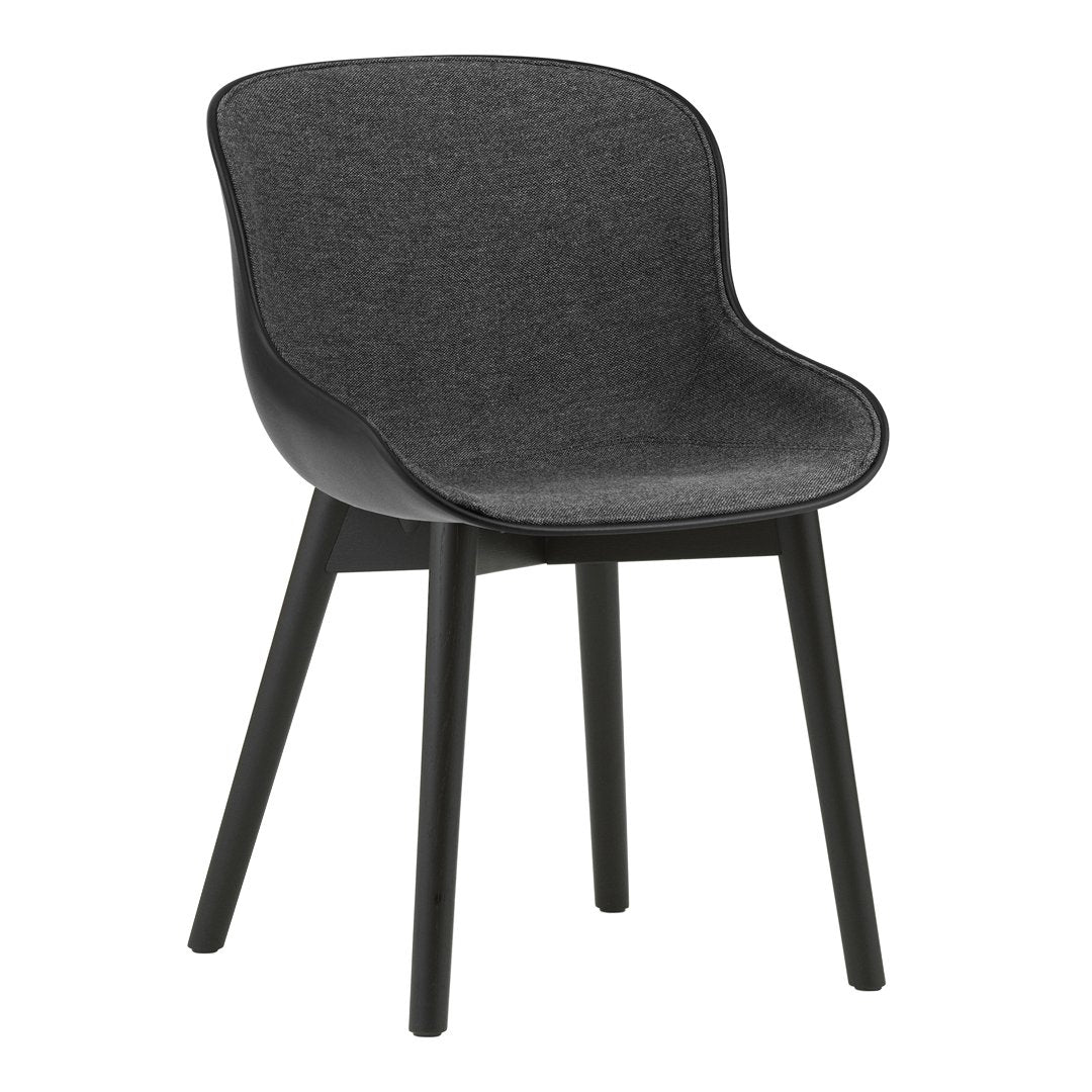 Hyg Side Chair with Wood Base and Front Upholstery - Modern Dining Room & Office Accent Chair for Home Decor