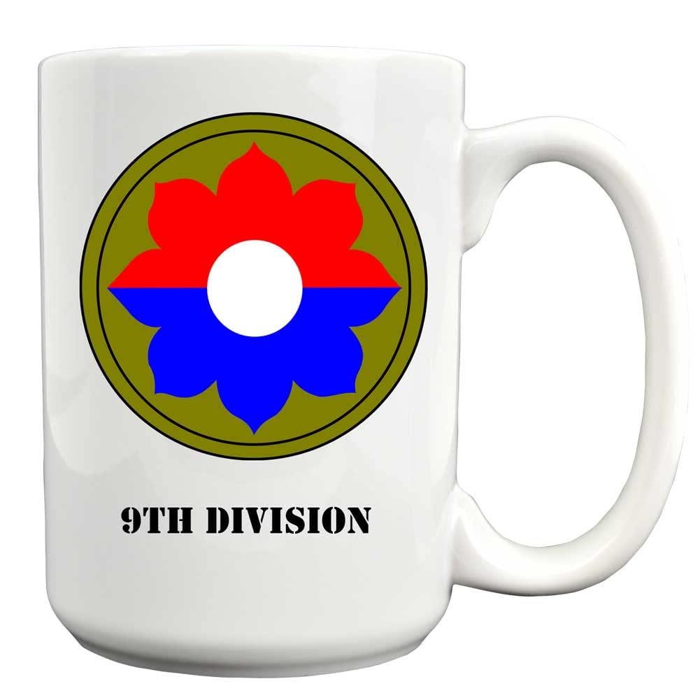 9th Division Military Coffee Mug - Commemorative Army Veteran Gift - Perfect for Home, Office & Military Reunions | MEDALS OF AMERICA EST. 1976