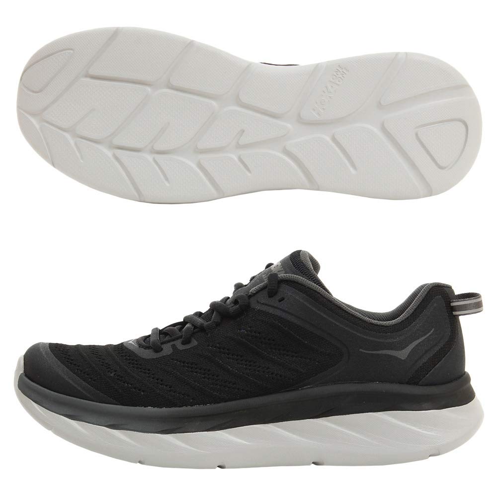 Hoka One One Men's Akasa Running Shoes - Black/Dark Shadow - Size 9 | Lightweight Cushioned Trail & Road Running Sneakers for Men