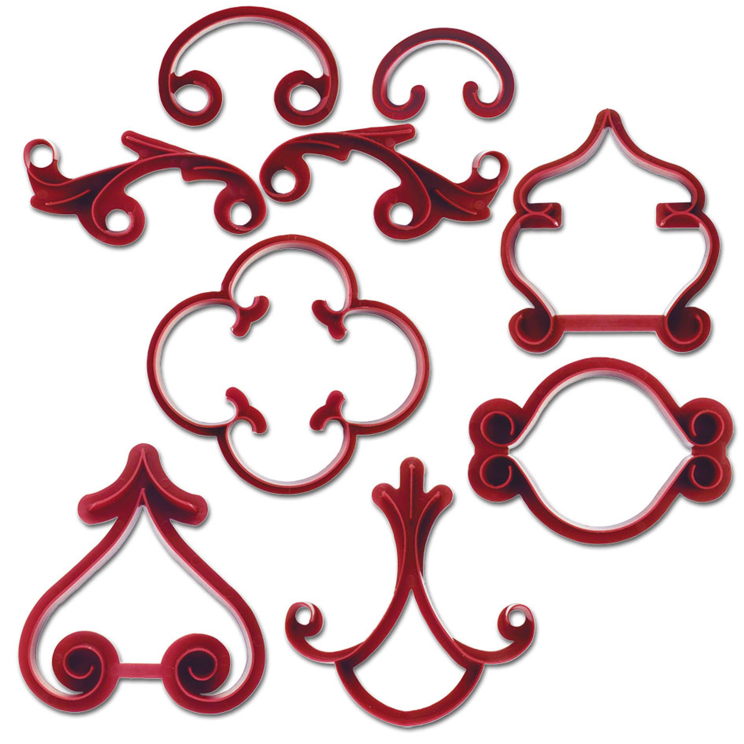 Städter 171398 Professional Plastic Modeling Tool - Red - Perfect for Cake Decorating, Clay Sculpting & DIY Crafts