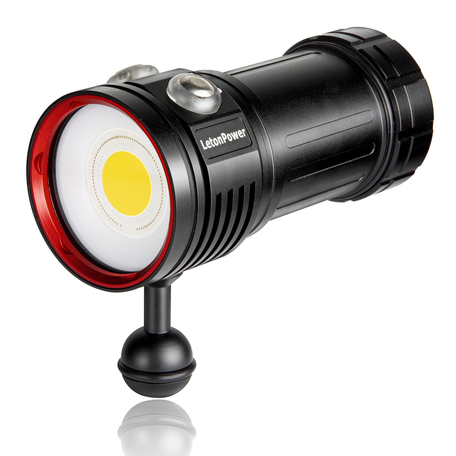 8000 Lumens Professional Diving Flashlight L12 - 100m Waterproof Scuba Light with Type-C Charging - Perfect for Underwater Photography, Cave Diving & Night Snorkeling