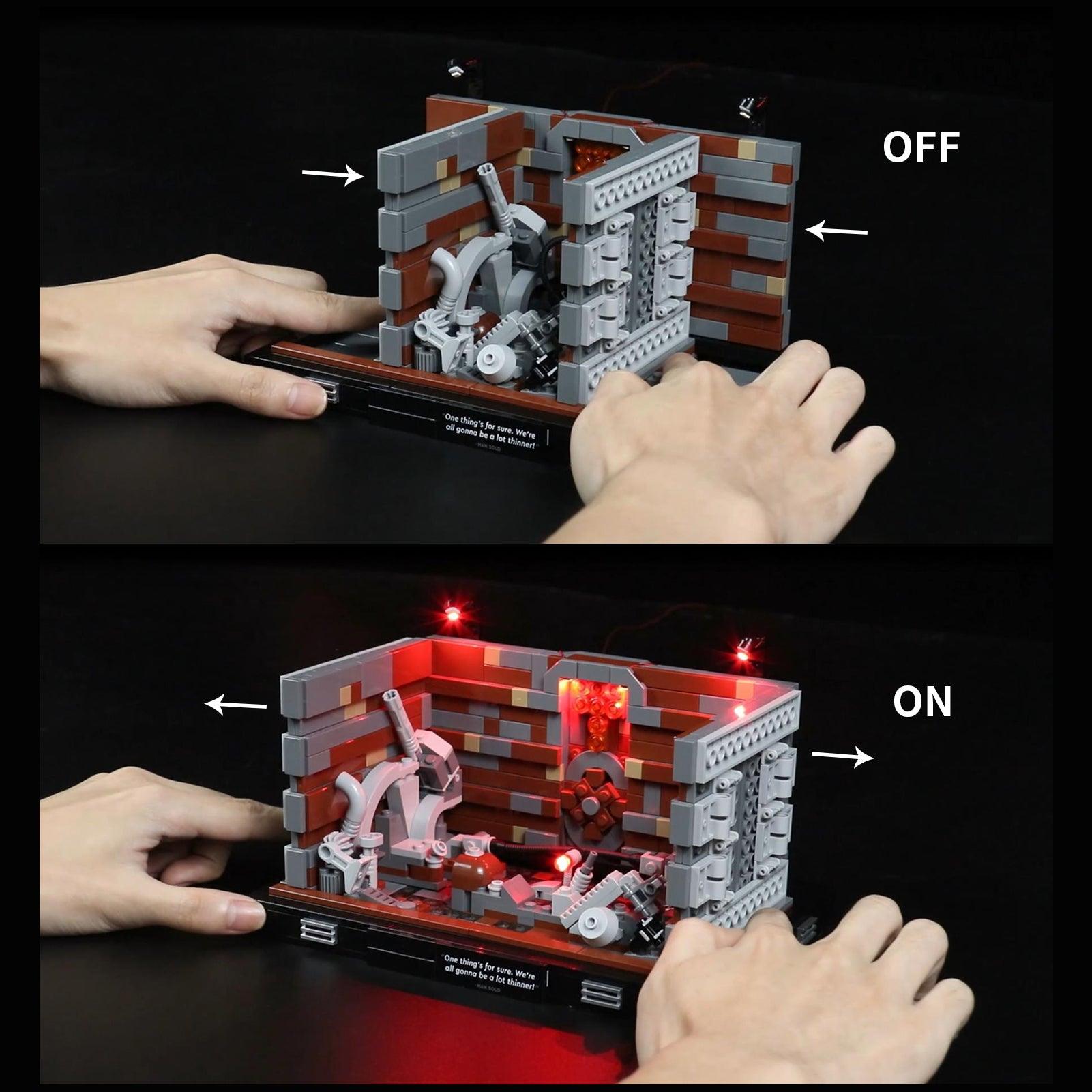 Best Light Kit for LEGO Star Wars Death Star Trash Compactor 75339 - DIY Lighting Set for LEGO Models - Perfect for Display & Nighttime Play