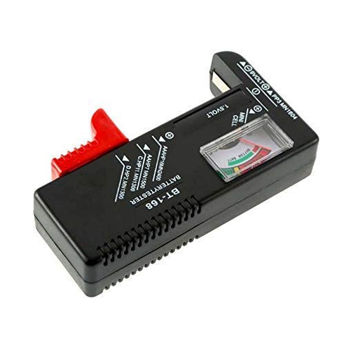 Kian BT-168 Digital Battery Tester - AA AAA 1.5V Battery Checker & Power Measuring Instrument for Household & Office Use - Perfect for Toys, Flashlights, Remote Controls and Electronic Devices