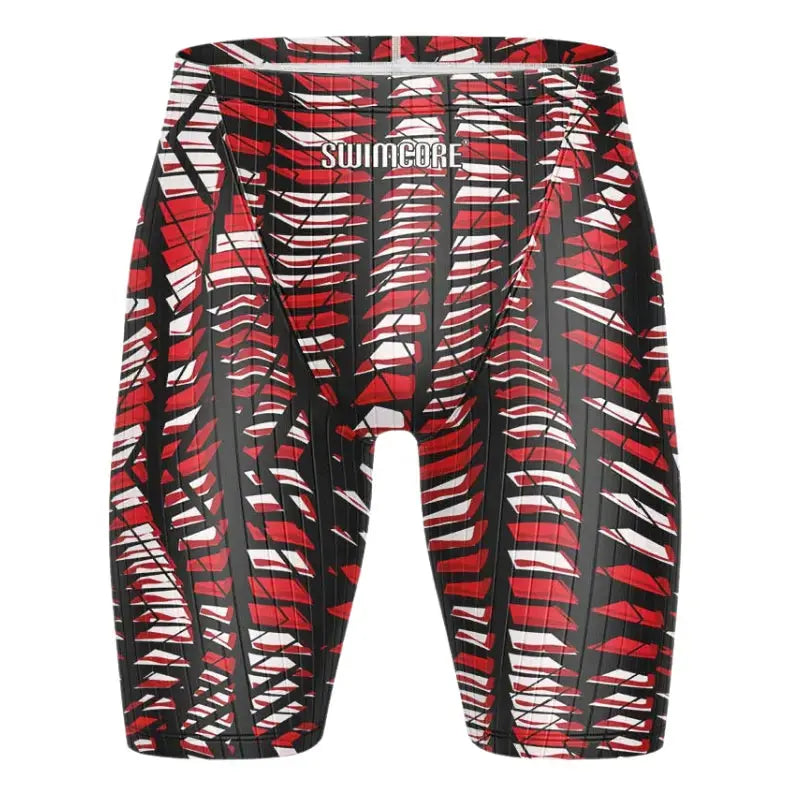 Hydrostrike Emberlash Men's & Boys' Swim Jammers - Quick Dry Competitive Swimwear for Training & Racing | Pool, Beach & Water Sports