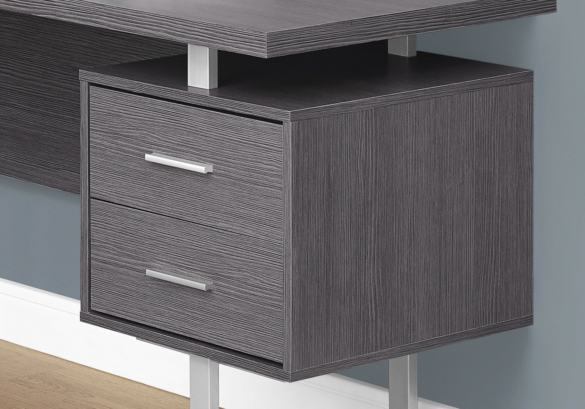 70L Office Series Grey File Cabinet - Left or Right Facing for Home & Business Organization