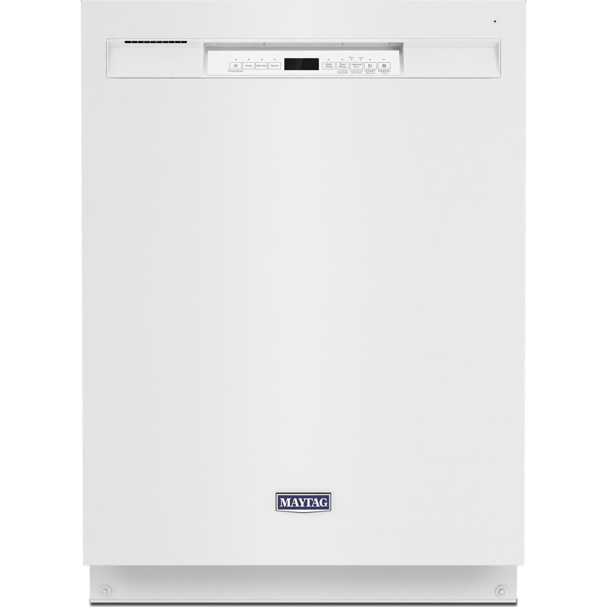 Maytag MDB4949SKW Built-In Dishwasher with Stainless Steel Tub - White | Energy Efficient & Quiet Cleaning for Large Families | Perfect for Kitchens with Heavy Dish Loads
