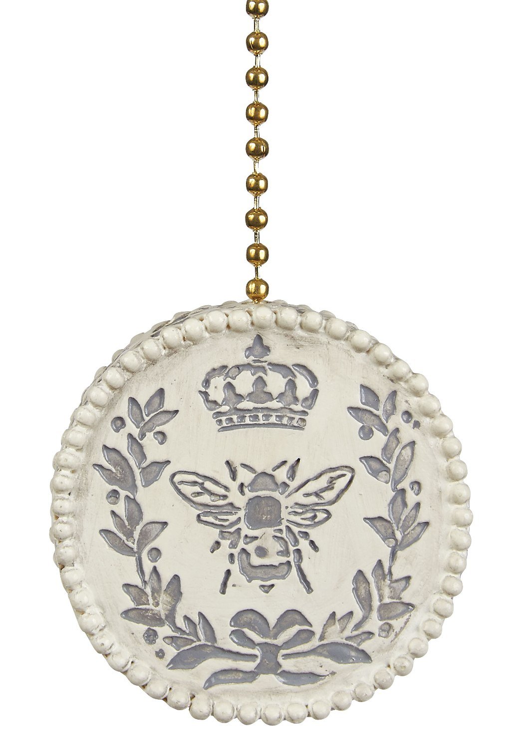 Vintage Queen Bee Ceiling Fan with Light - Dimensional Pull Chain - Perfect for Farmhouse, Cottage & Boho Style Bedrooms, Living Rooms & Porches
