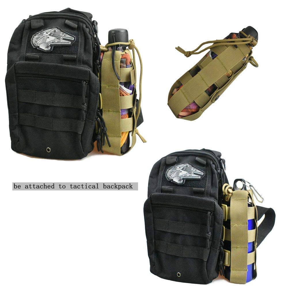 Tactical Water Bottle Holder - MOLLE Pouch for Outdoor & Hiking