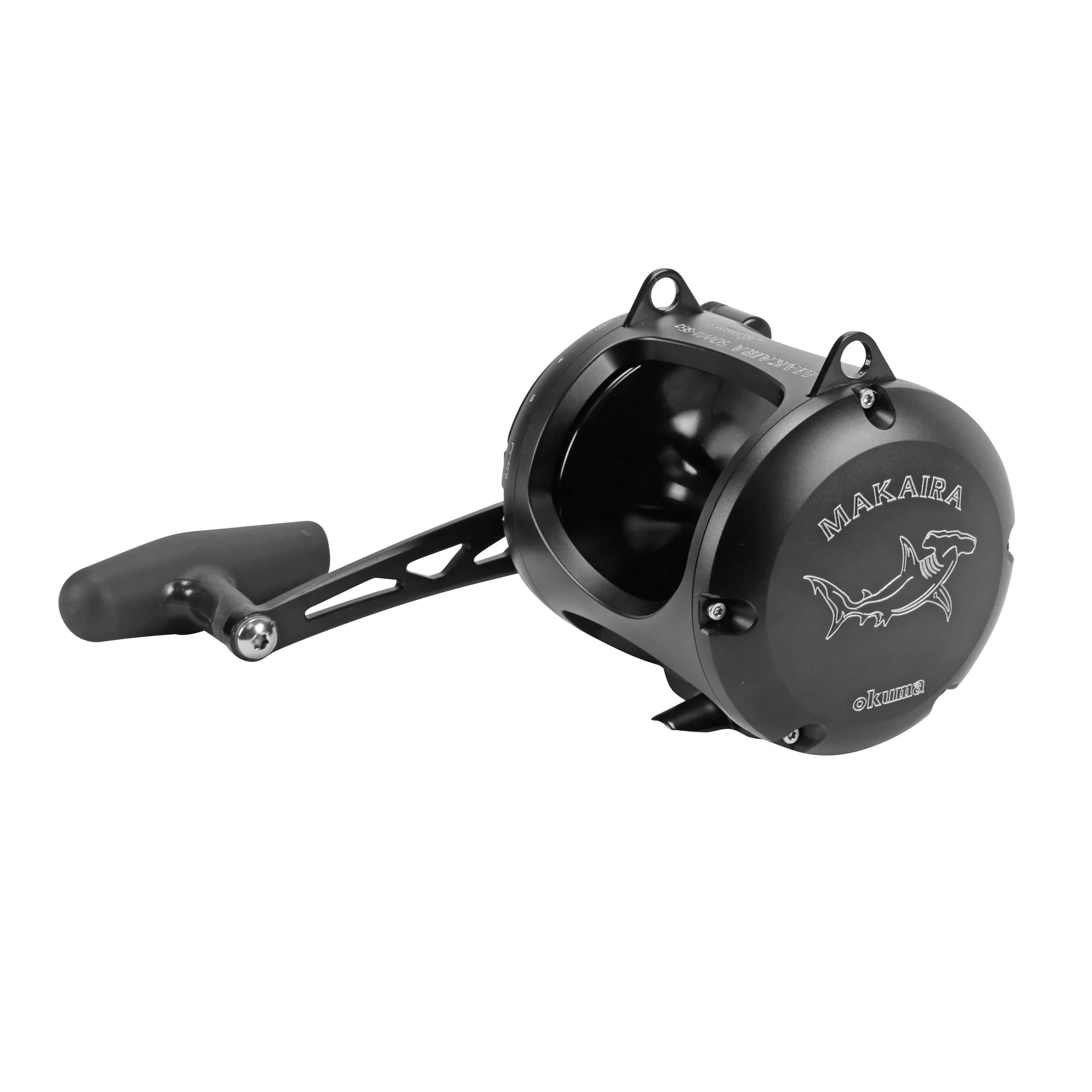Okuma Makaira LBS Land Based Shark Fishing Reels - Heavy Duty Saltwater Spinning Reel for Big Game Fishing - Perfect for Shoreline, Pier, and Beach Shark Angling