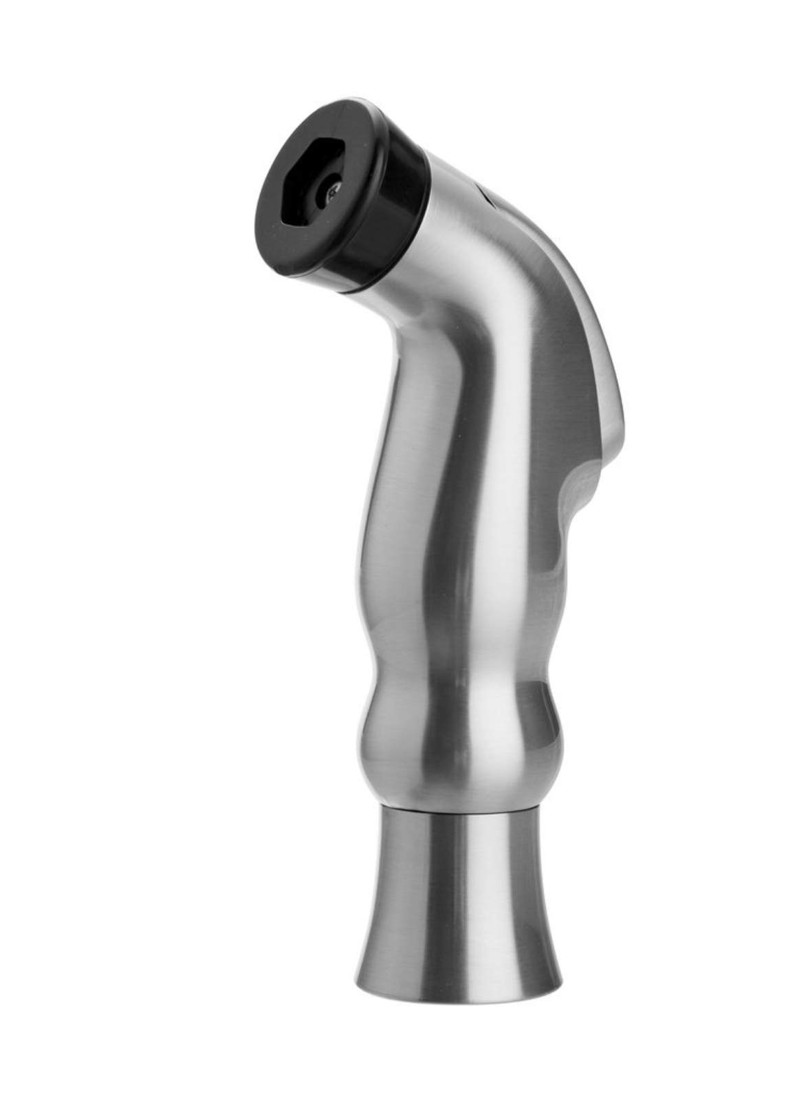 Dish Genie Cleaning Kit - Brushed Nickel Sink Sprayer Head Replacement with 4 Multi-Purpose Attachments for Pots, Wine Glasses & Bottles | Perfect for Kitchen Sink, Dishwashing & Hard-to-Reach Cleaning