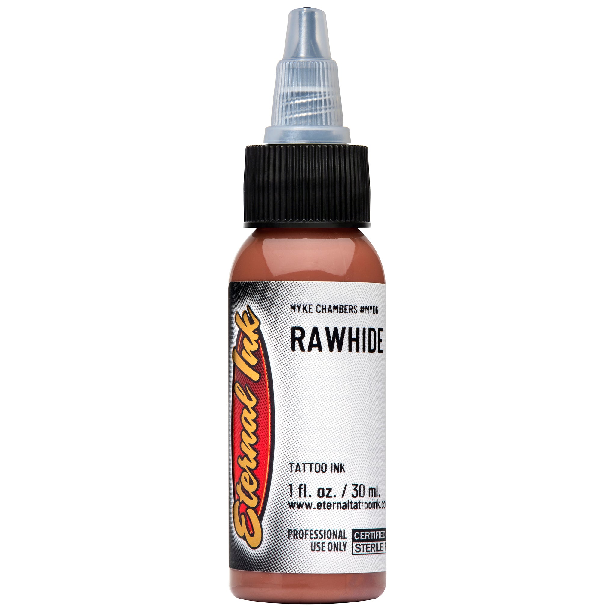 Eternal Myke Chambers Rawhide Ink 1oz - Premium Tattoo Ink for Professional Artists - Perfect for Tattoo Shops and Body Art Studios