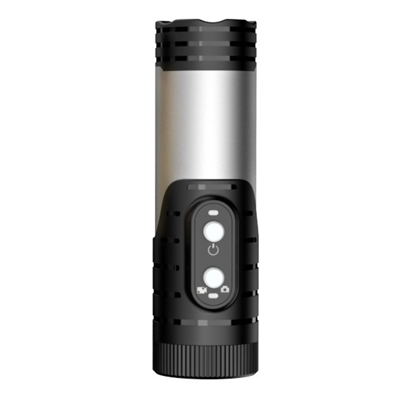 MZZYG 4K Ultra HD WiFi Action Camera with Flashlight - Waterproof Helmet & Bike Mount, Anti-Shake Sports Camera for Cycling, Skiing, Surfing (Silver)
