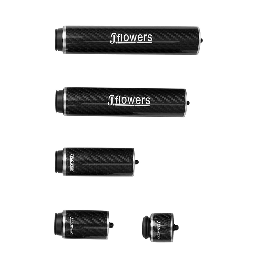 Premium Carbon Fiber Pool Cue Extensions (3