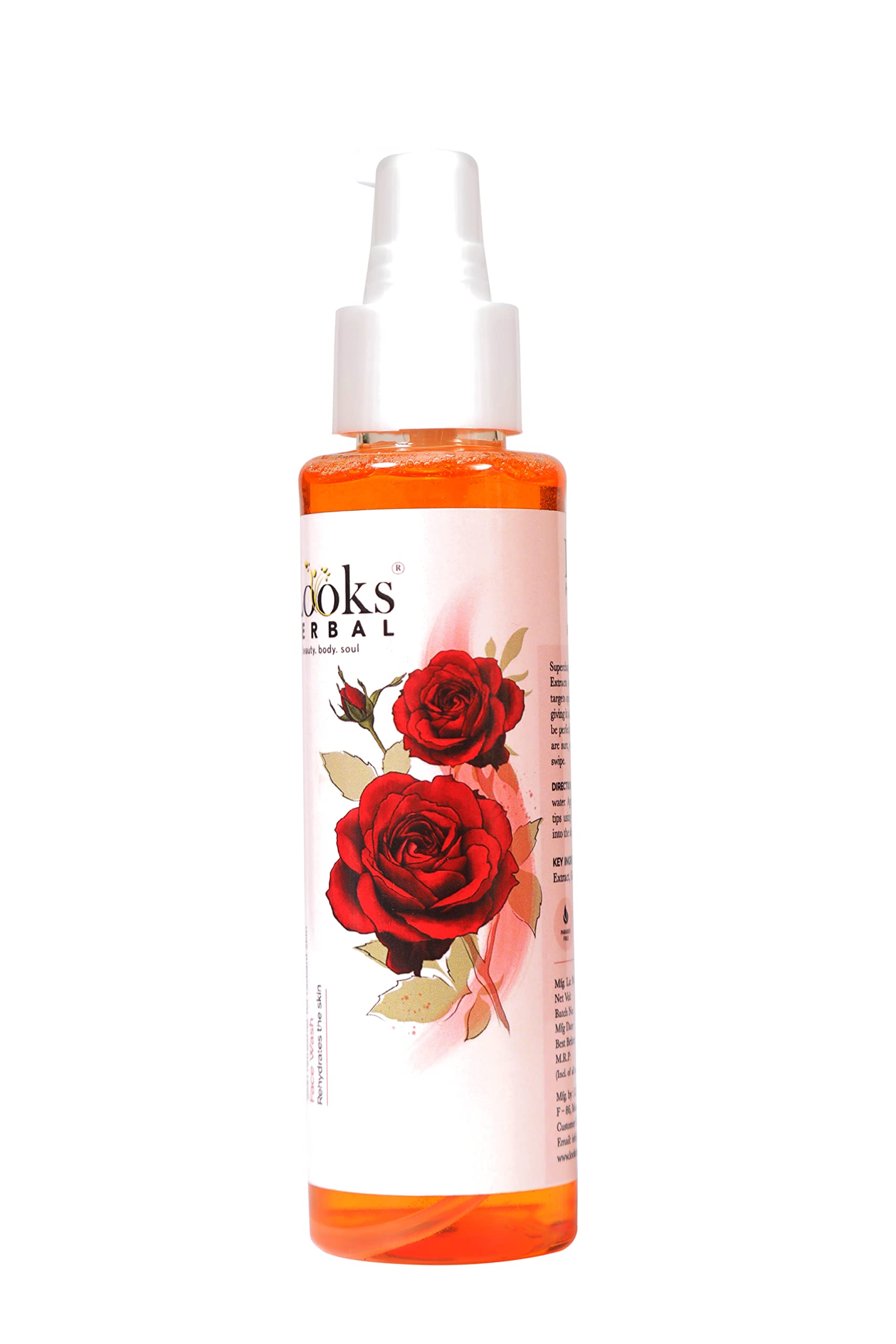 Rose Face Wash for Deep Cleansing & Brightening - Gentle Daily Facial Cleanser for Glowing Skin | Perfect for Morning & Night Skincare Routine