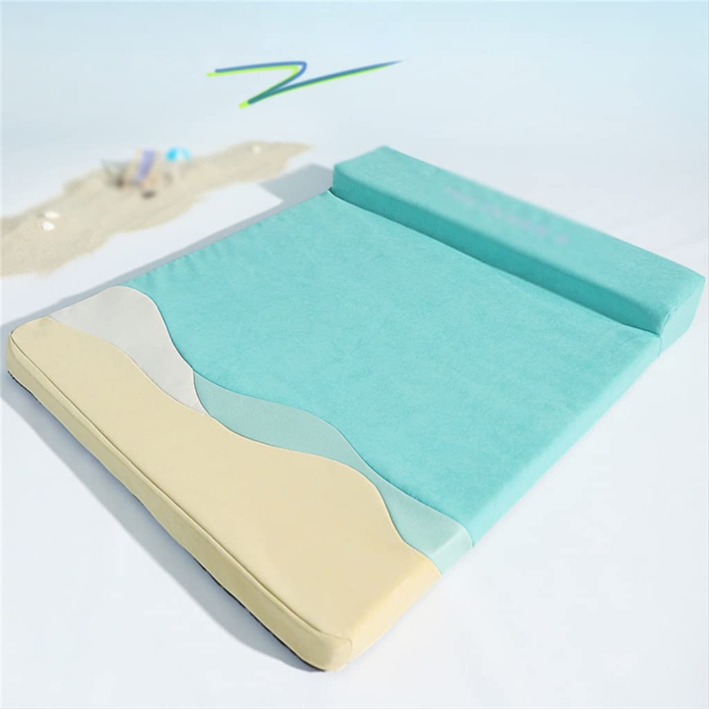 Large Dog Cooling Mat - Removable & Washable 4 Seasons Pet Kennel Floor Pad for Summer, 100x80x9cm (Color A) - Perfect for Indoor/Outdoor Dog Beds, Crates & Hot Weather Comfort