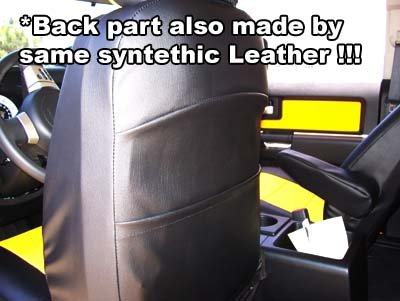 Iggee Black Artificial Leather Custom Fit Front Seat Cover for 2010-2015 Chevy Camaro | Premium Car Seat Protector | Perfect for Daily Commute, Road Trips & Car Shows