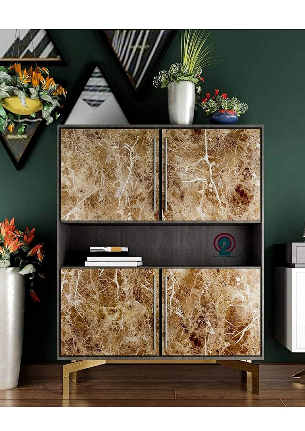 **SUNBIRD Waterproof Non-Slip Kitchen Cabinet Shelf Liners - 24