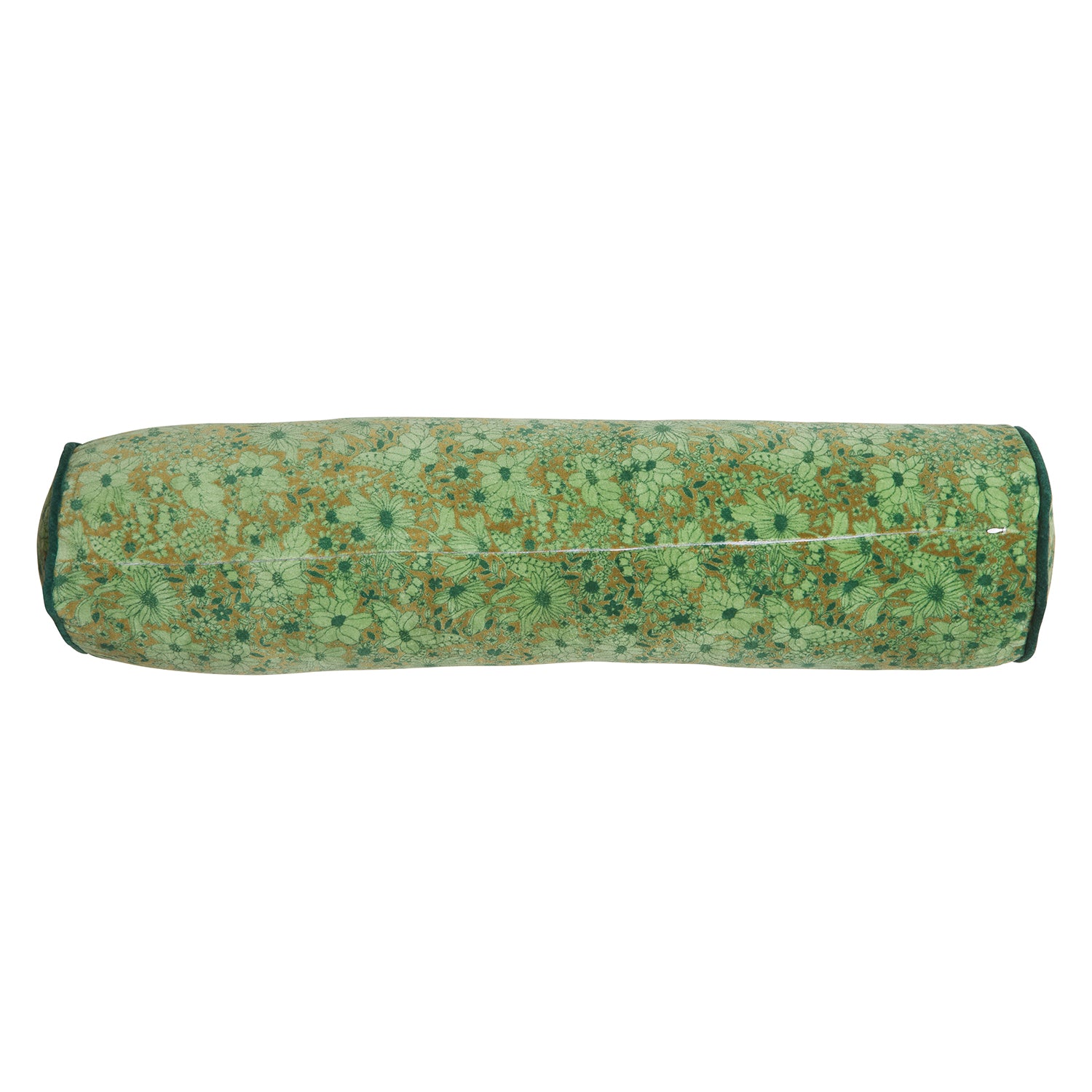 Evette Velvet Bolster Pillow - Soft & Luxurious Support for Sofa, Bed, or Floor - Perfect for Lounging, Reading & Relaxation