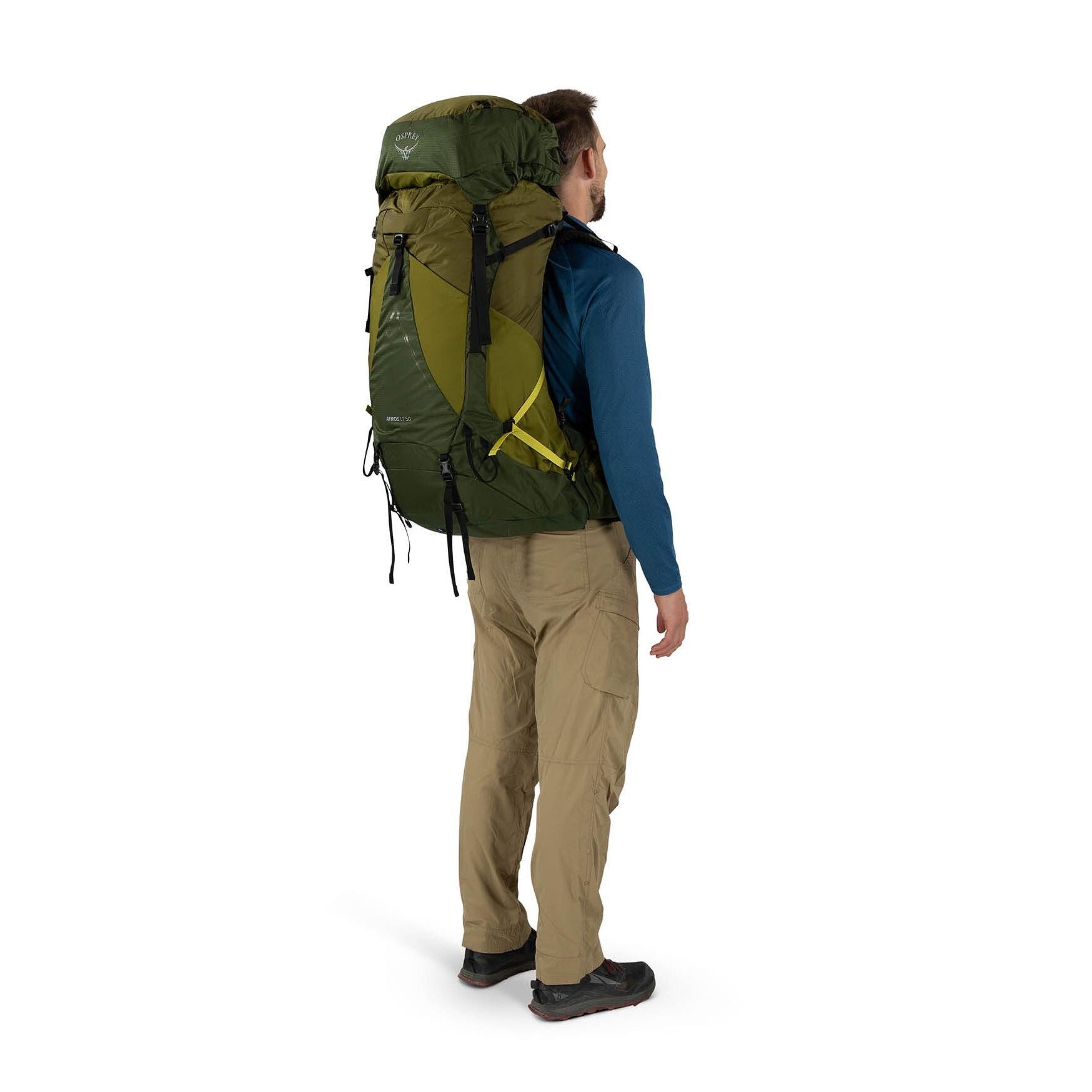 Osprey Atmos AG LT 50 Backpack - Lightweight Hiking Pack for Men & Women - Perfect for Backpacking, Camping & Outdoor Adventures