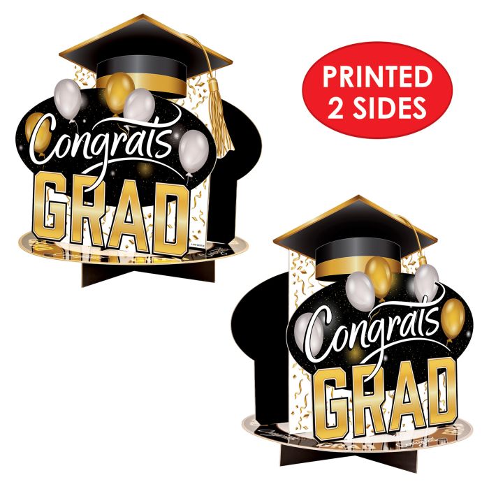 12 Pack Beistle 3D Congratulations Graduation Centerpieces - Perfect for Graduation Party Decorations, School Celebrations & Commencement Ceremonies