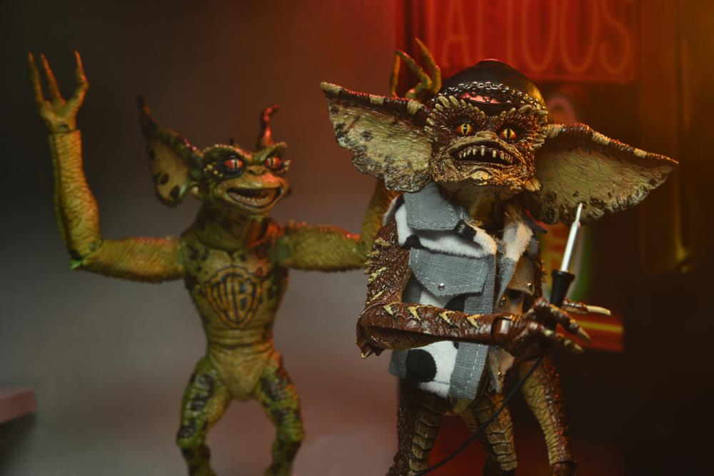 NECA Gremlins 2: The New Batch Tattoo Gremlins Action Figure 2-Pack - Collectible Movie Toys for Horror Fans & Pop Culture Collectors - Perfect for Display, Gifts, and Halloween Decorations