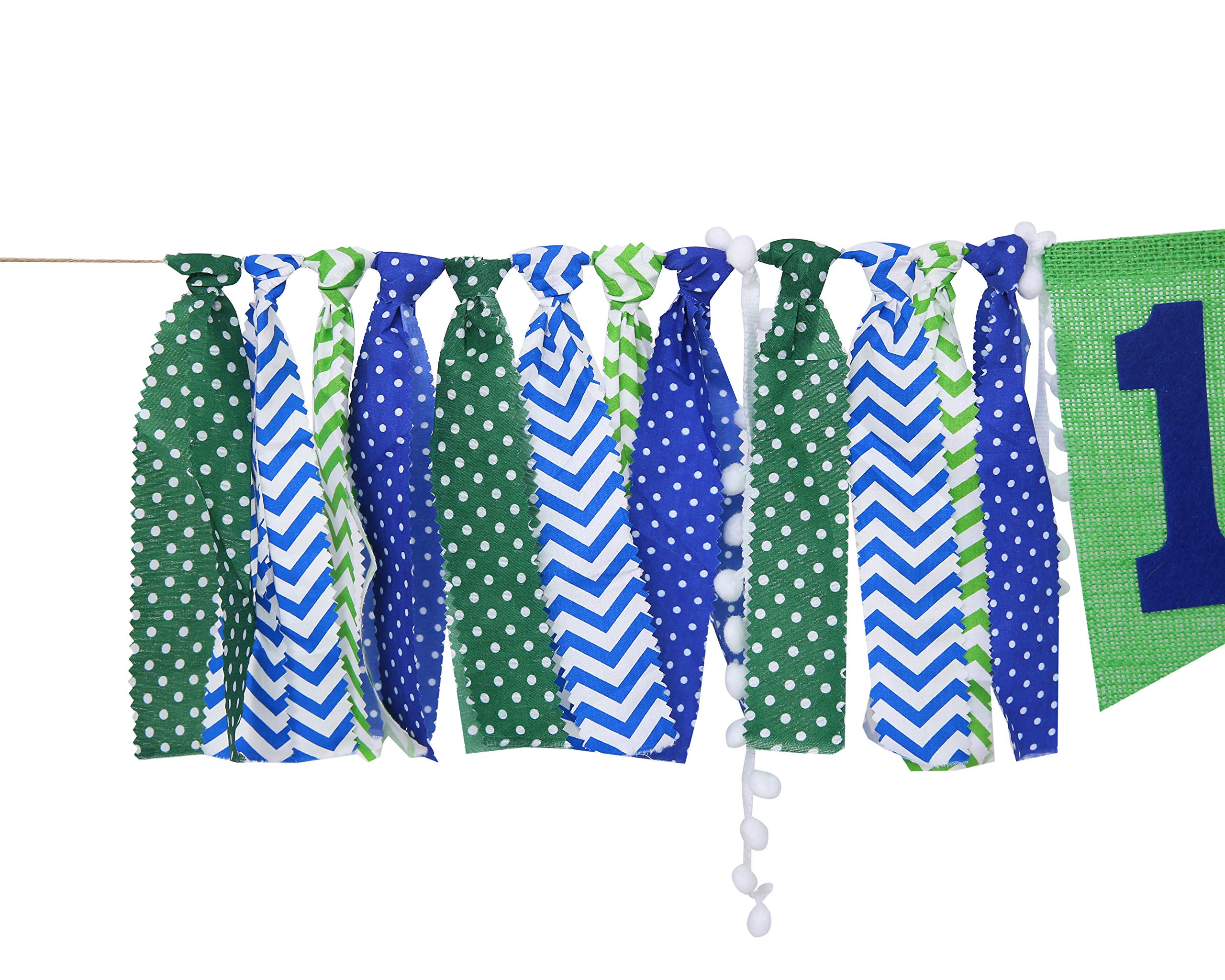 WAOUH 1st Birthday Highchair Banner - Golf Theme Party Decorations for Baby's First Birthday - Photo Backdrop Bunting & Cake Smash Props | Perfect for 1st Birthday Parties, Golf Themed Celebrations & Photo Shoots