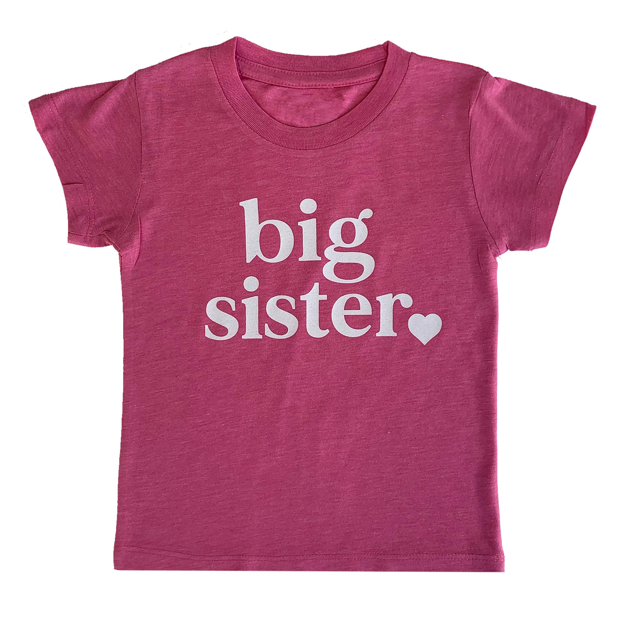 Big Sister & Little Sister Matching Sibling Reveal T-Shirts for Girls - Toddler & Baby Outfit Set - Perfect for Gender Reveal Parties & Family Photo Shoots