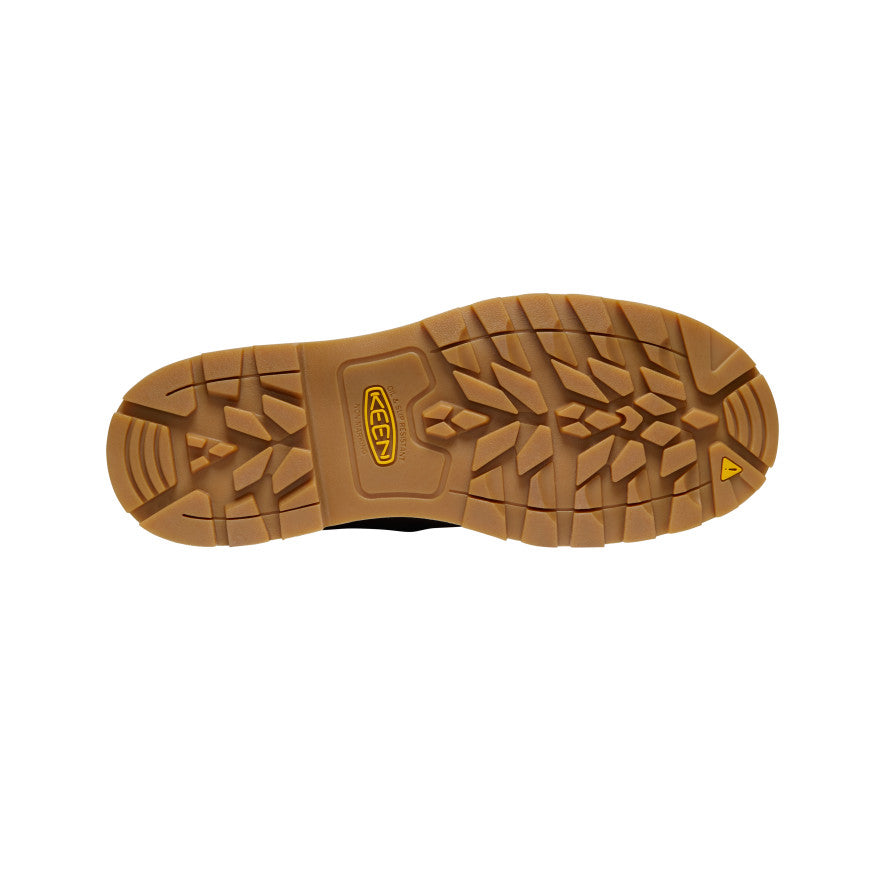 Men's Seattle Romeo Aluminum Toe Work Boots - Cascade Brown/Gum Leather - Slip Resistant & Comfortable for Construction, Hiking & Outdoor Work