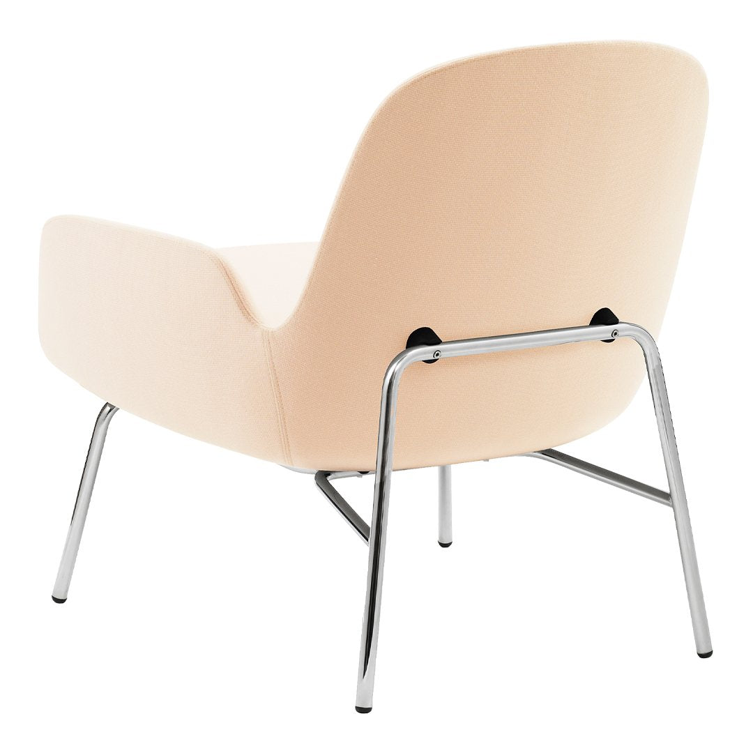 Modern Era Lounge Chair - Low Profile Mid Century Design for Living Room, Bedroom & Office - Comfortable Relaxing Armchair with Wooden Legs
