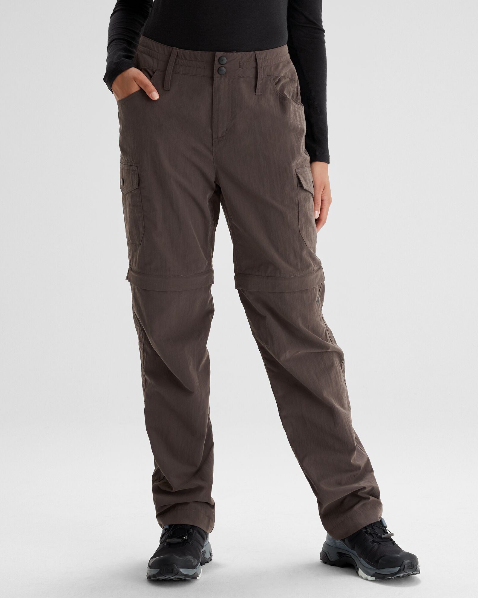 Women's EVRY Day Convertible Pants - Dark Quartz | Quick-Dry Travel Hiking Pants with Zip-Off Legs | Perfect for Outdoor Adventures, Commuting & Casual Wear