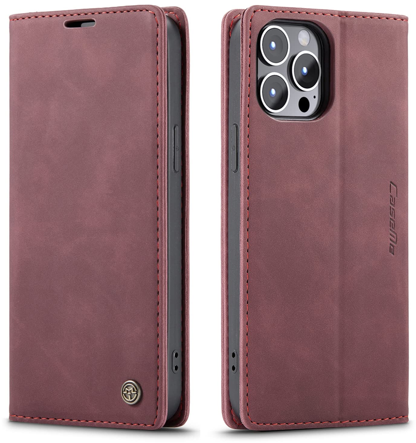 Premium Leather Wallet Case for iPhone 13 Pro (6.1