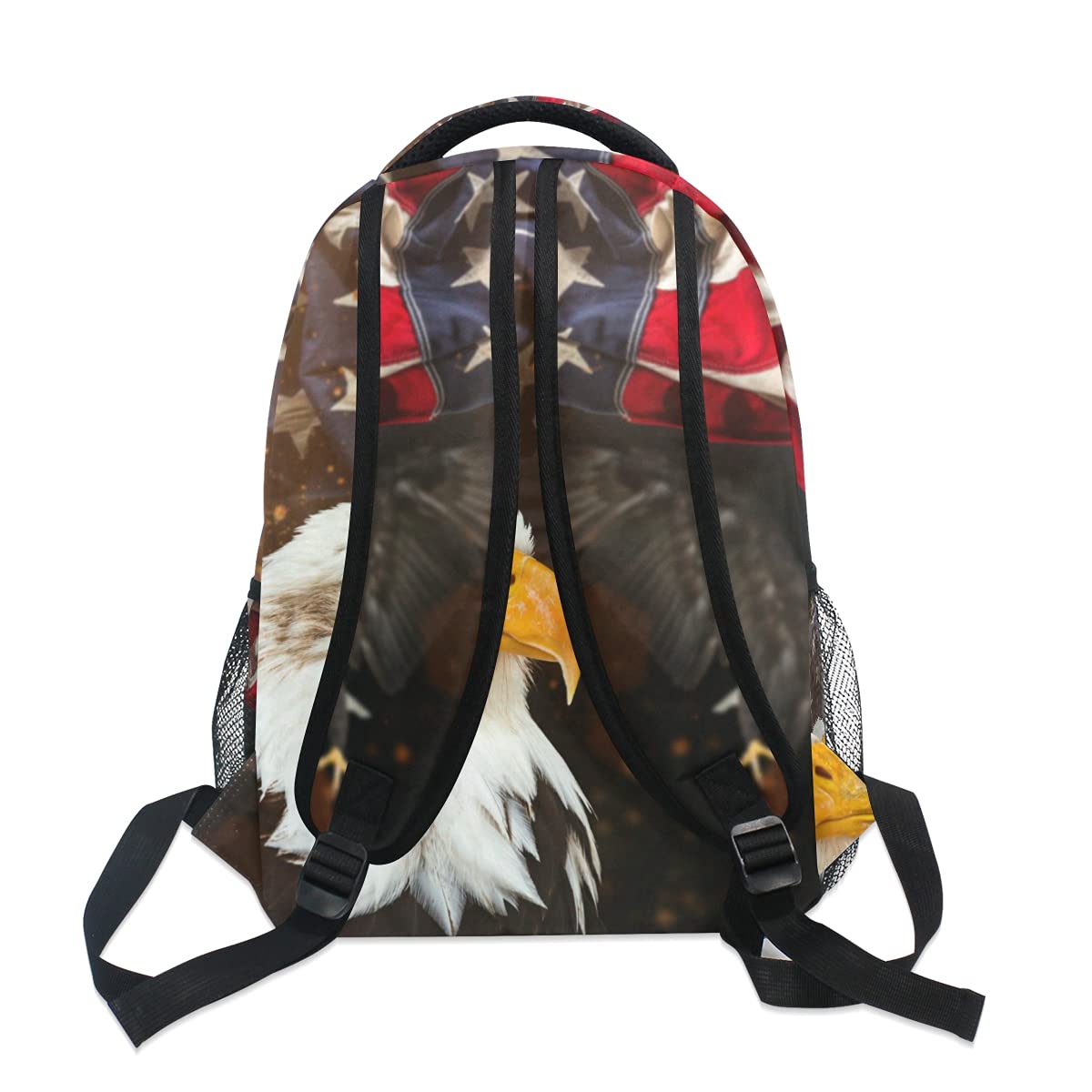 ALAZA American Bald Eagle Flag Backpack for Kids & Teens - Durable School Book Bag, Laptop Daypack for Boys & Girls - Perfect for Elementary, Travel & Daily Use