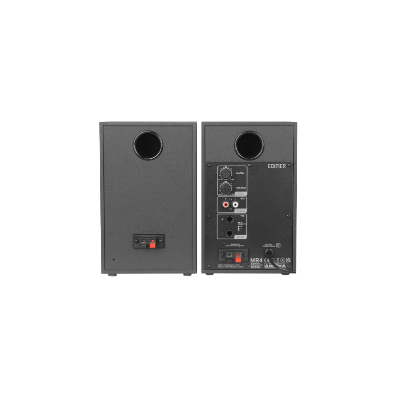 EDIFIER MR4 Black 42W Powered Studio Monitor Speakers - Professional Audio for Home Recording, Music Production & Gaming