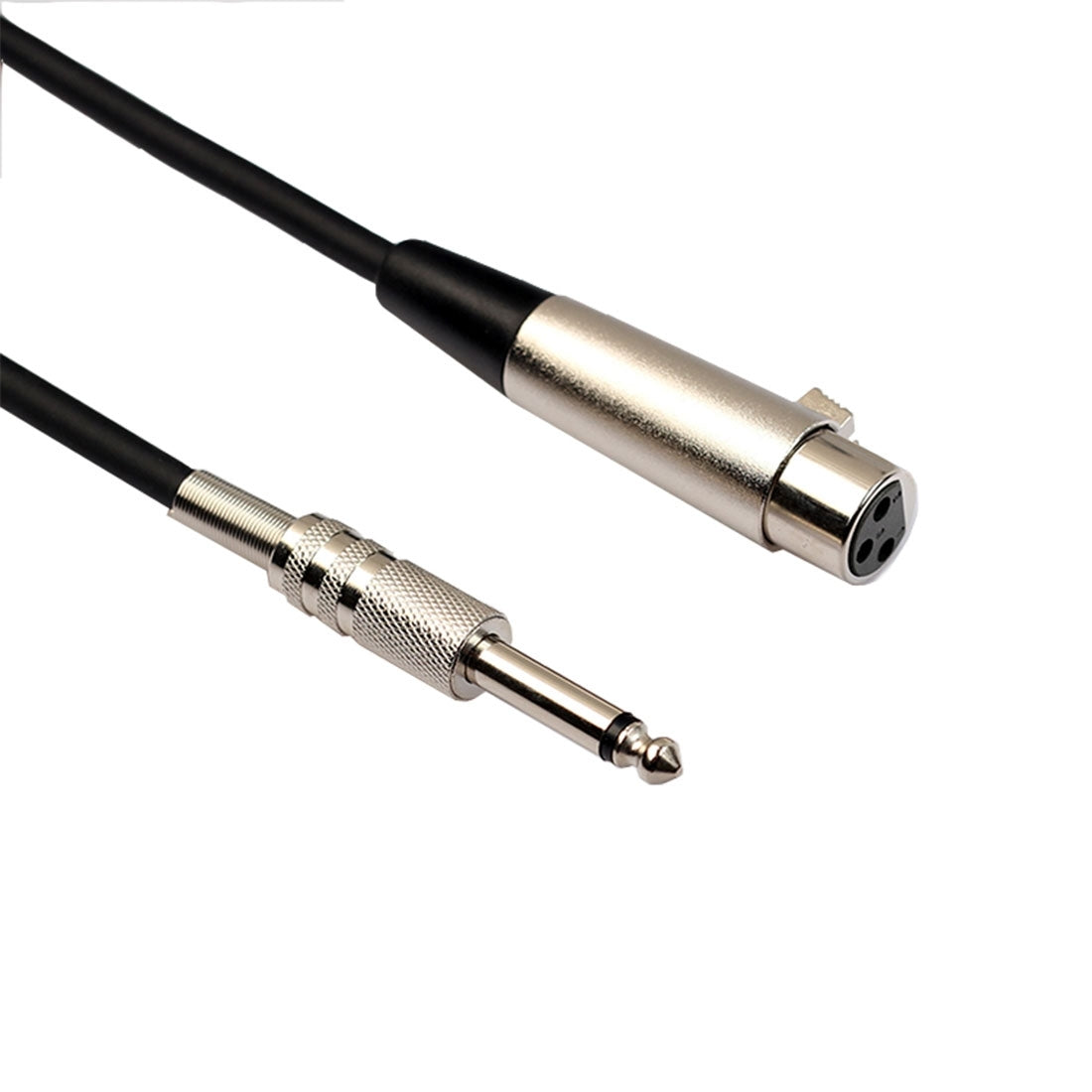Premium Micro XLR to 6.35mm Jack Cable - High-Quality Audio Connector for Professional Studio Equipment, Live Performances & DJ Setups