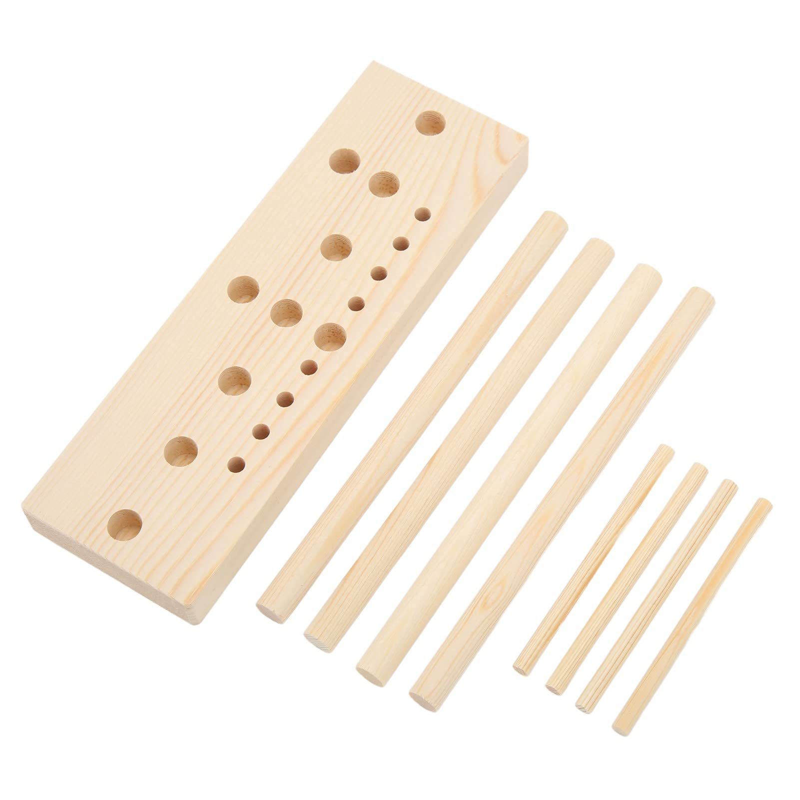Premium Wooden Bow Maker Machine for Ribbon Crafts - Multi-Size DIY Bow Maker Kit with Wooden Board & Sticks (18x8x3 Inches) - Perfect for Party Decorations, Gift Wrapping, Wedding Favors & DIY Craft Projects