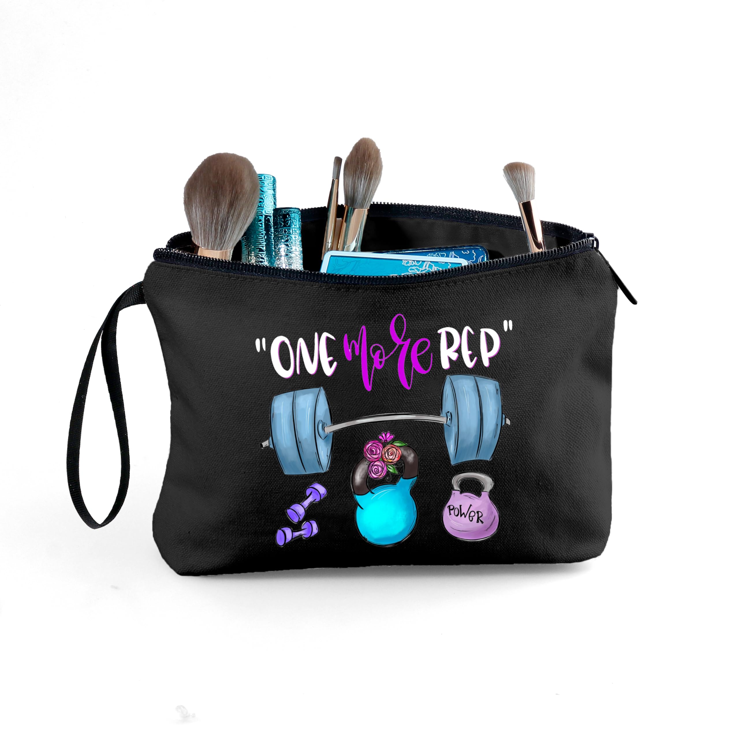Gym Makeup Bag for Women - Waterproof & Durable Workout Essentials - Perfect Fitness Gift for Her, Female Friends & Athletes - Ideal for Gym, Yoga & Travel