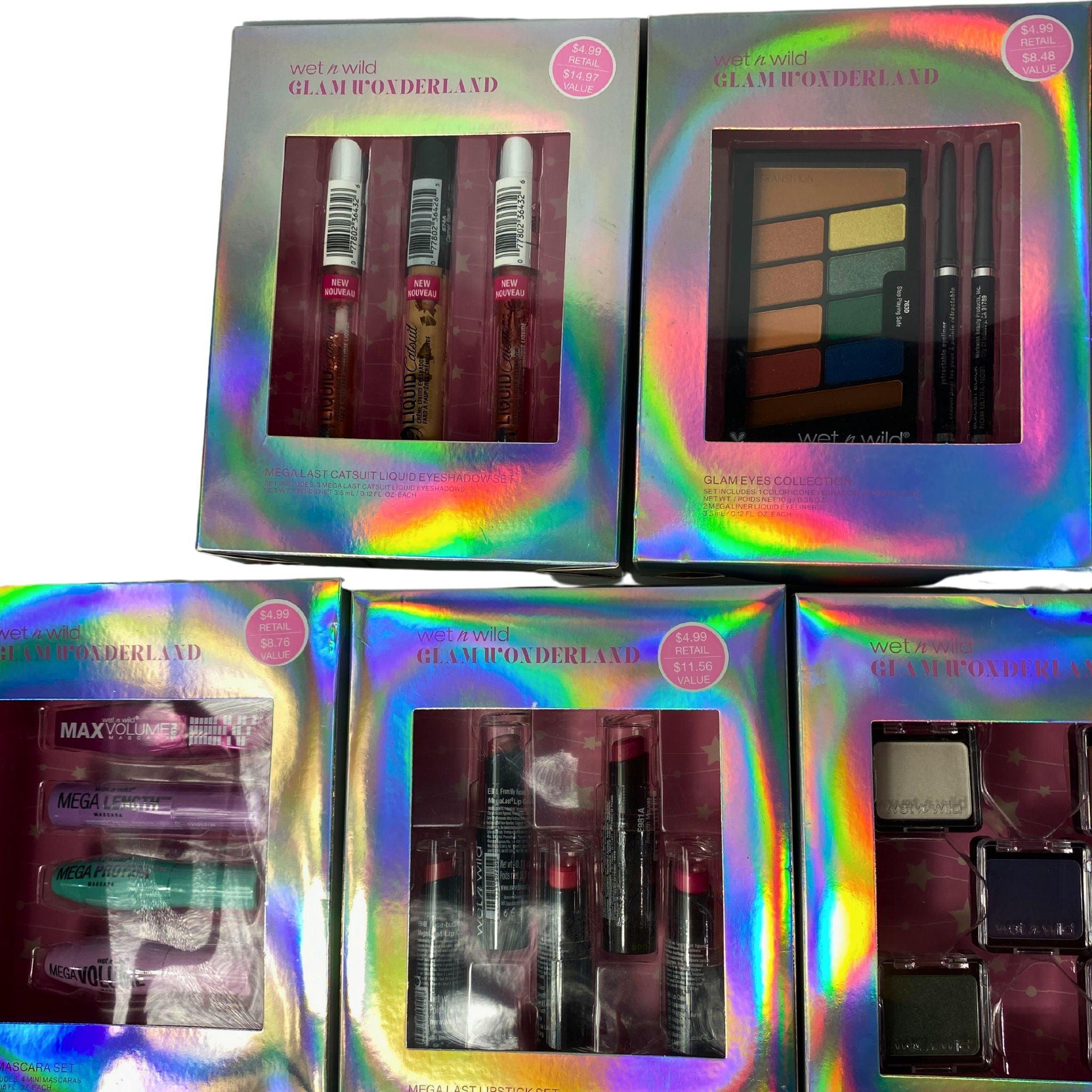 Wet N Wild Glam Wonderland Assorted Mix - 60 Piece Eyeshadow Palette Set for Party, Halloween & Special Occasion Makeup