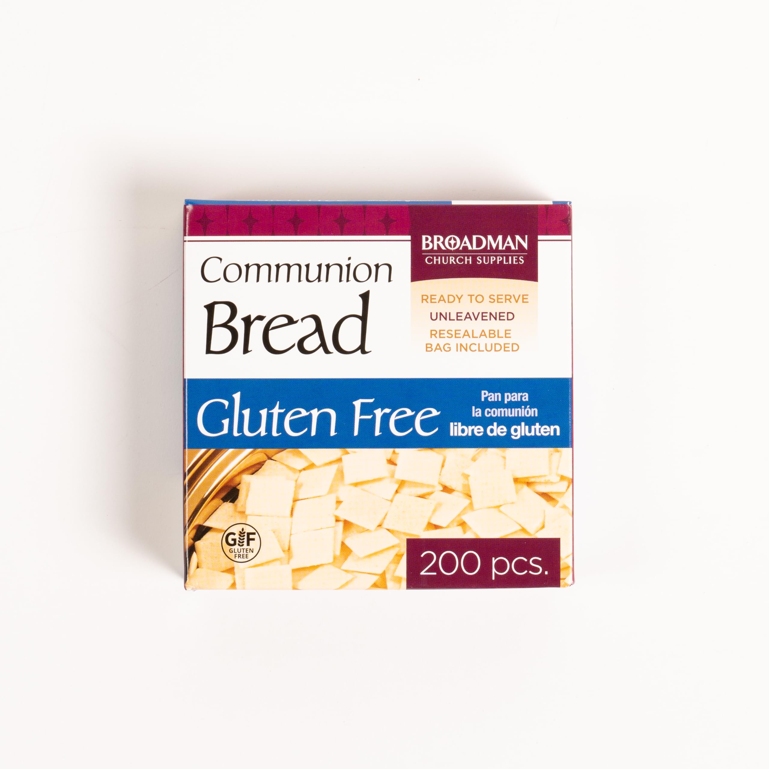Gluten Free Communion Bread for Church Supplies - 200 Count Pack | Perfect for Church Services, Holy Communion, and Religious Ceremonies