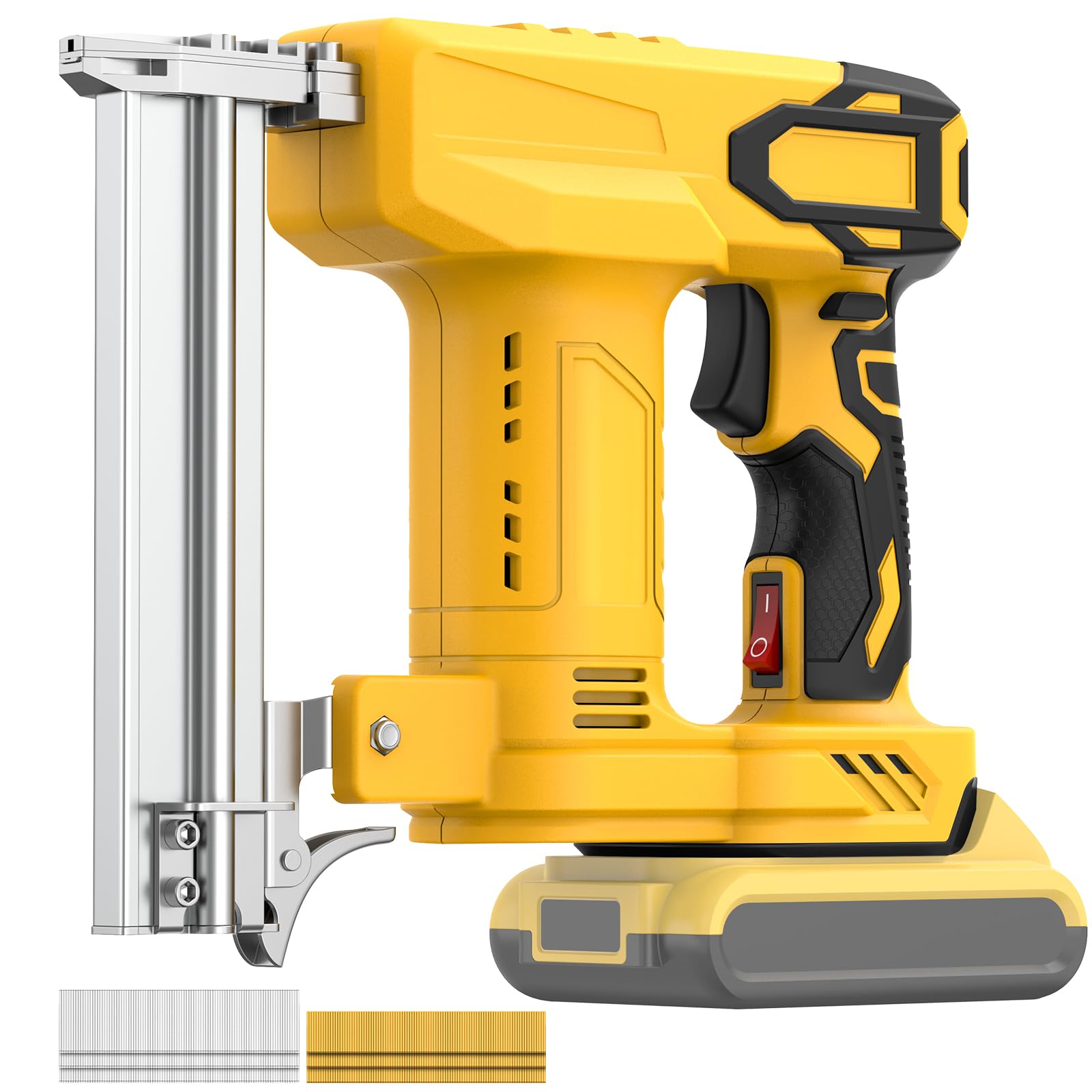 DEWALT 20V Cordless 18 Gauge Brad Nailer & Staple Gun Combo - Battery Powered (Tool Only) with 2000 Nails - Drives 1-1/4