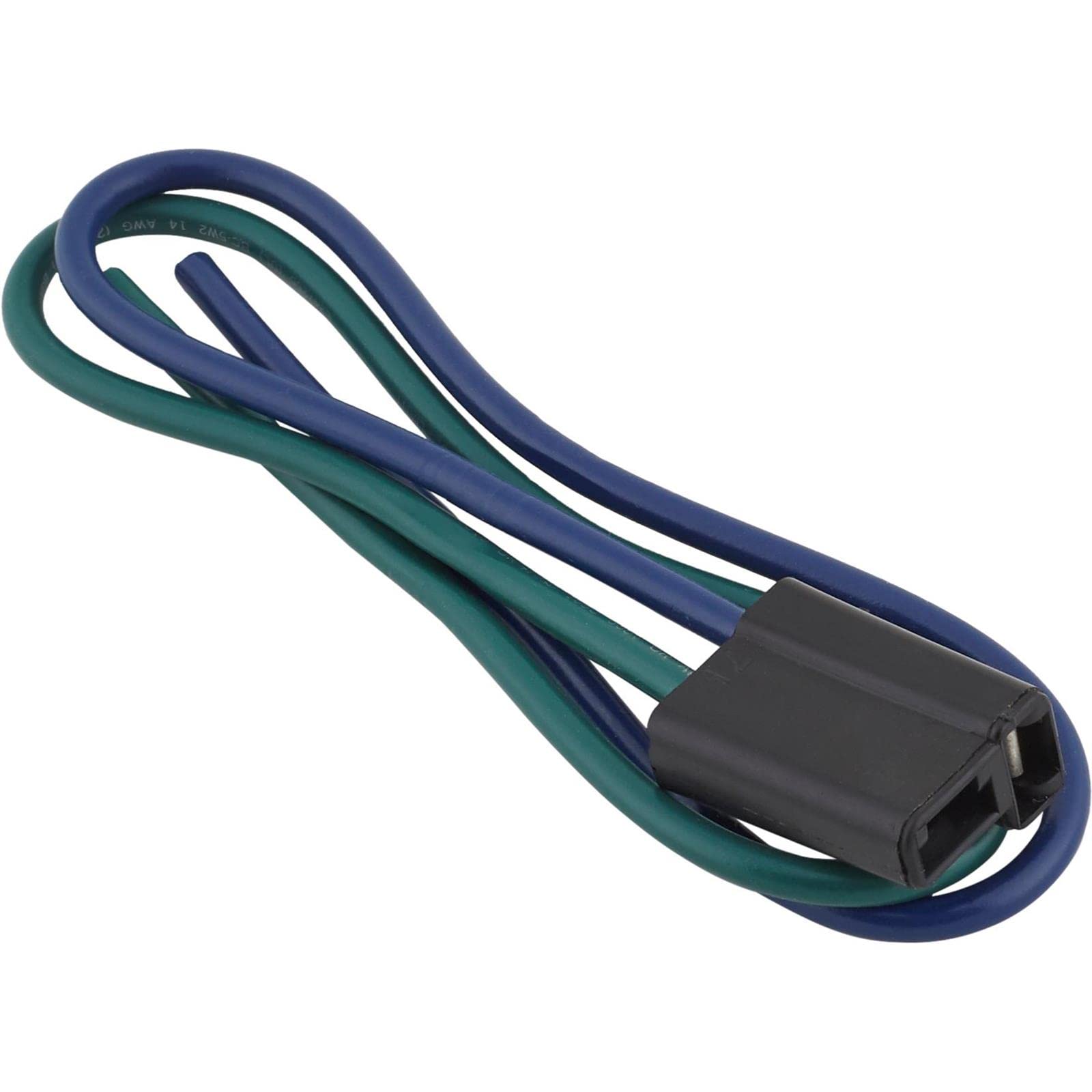 Speedway Motors Single Fan Male Pigtail Connector - High Performance Cooling System Wiring Harness for Automotive & DIY Projects | Perfect for Car Radiator Fans, Cooling Systems & Electrical Repairs