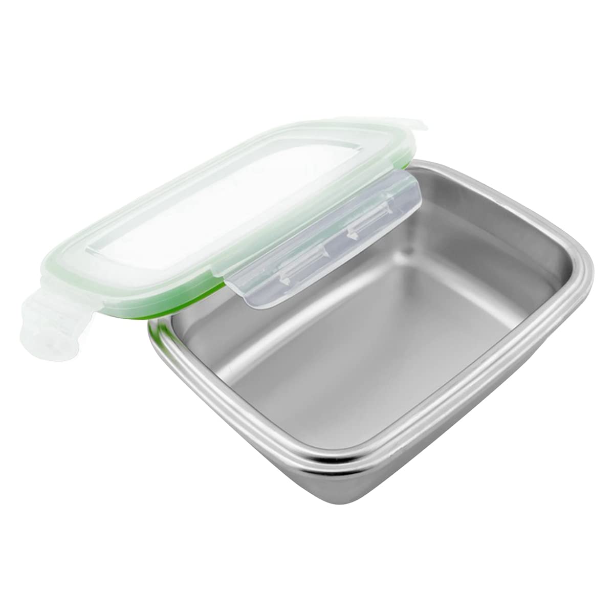 WDhomLT Stainless Steel Refrigerator Organizer Bins - Airtight Food Storage Containers for Fruits, Vegetables & Leftovers | Fridge Organization & Space Saving Solution for Kitchen, Pantry & Home