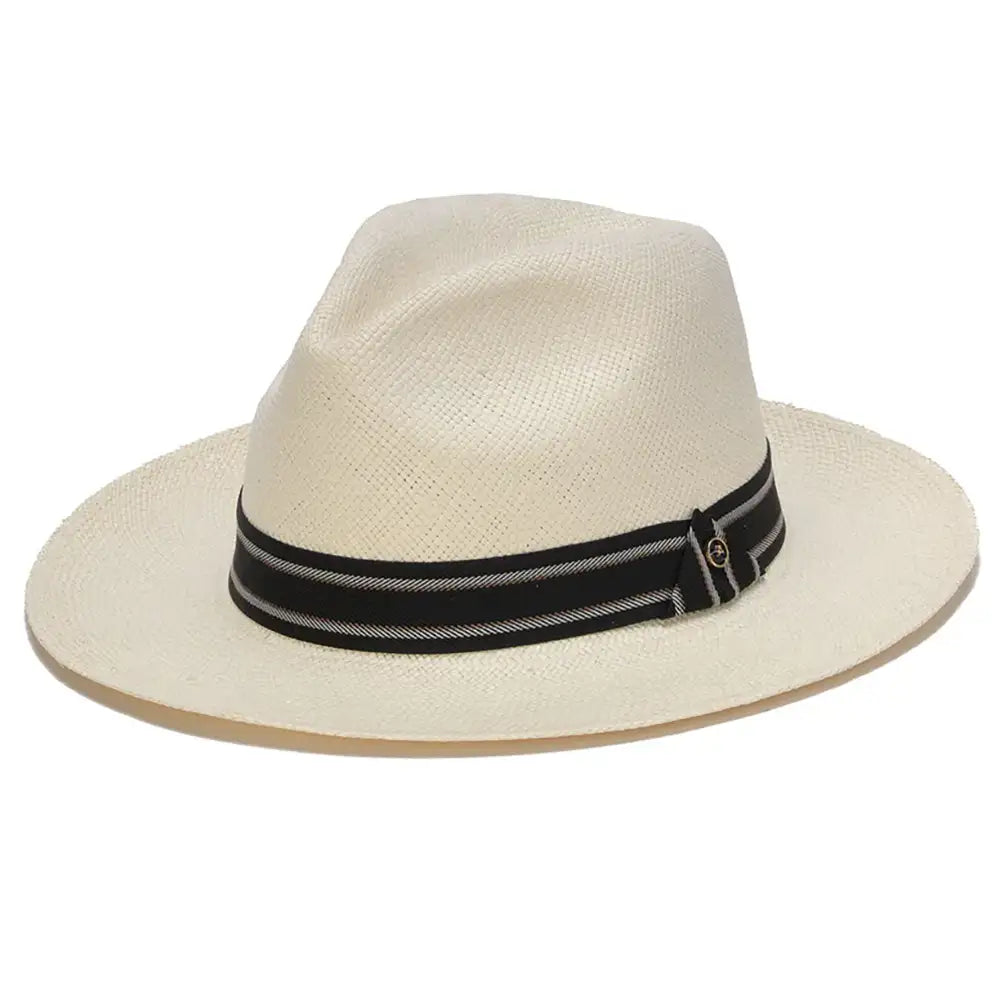 California Hats Montana Panama Straw Fedora Hat for Men & Women - Summer Sun Protection, Beach & Outdoor Activities