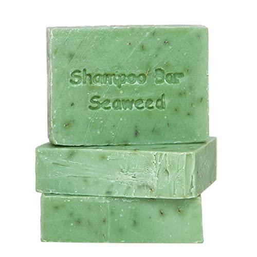 Highland Soap Company Natural Shampoo Bar with Seaweed Extract - 5oz for Hair Care - Eco-Friendly & Vegan for Travel, Camping & Zero Waste Lifestyle