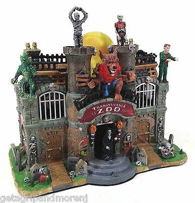 Lemax Spooky Town Halloween Village Set - Transylvania Zoo Monsters Costume & Decorations for Halloween Party, Home Display & Collectibles