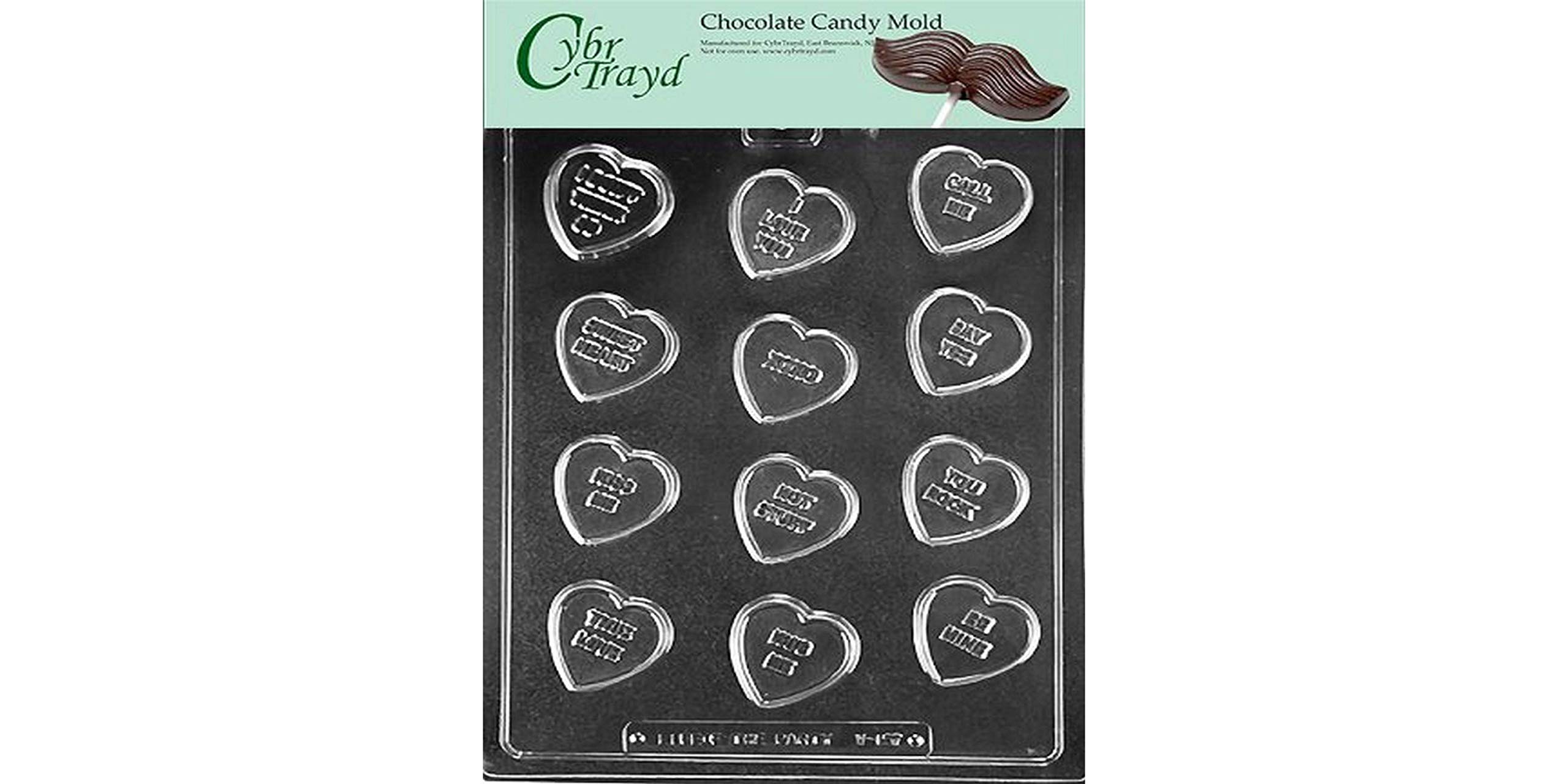 Heart-Shaped Chocolate Candy Mold for Valentine's Day - Perfect for DIY Homemade Treats, Baking, and Romantic Gifts