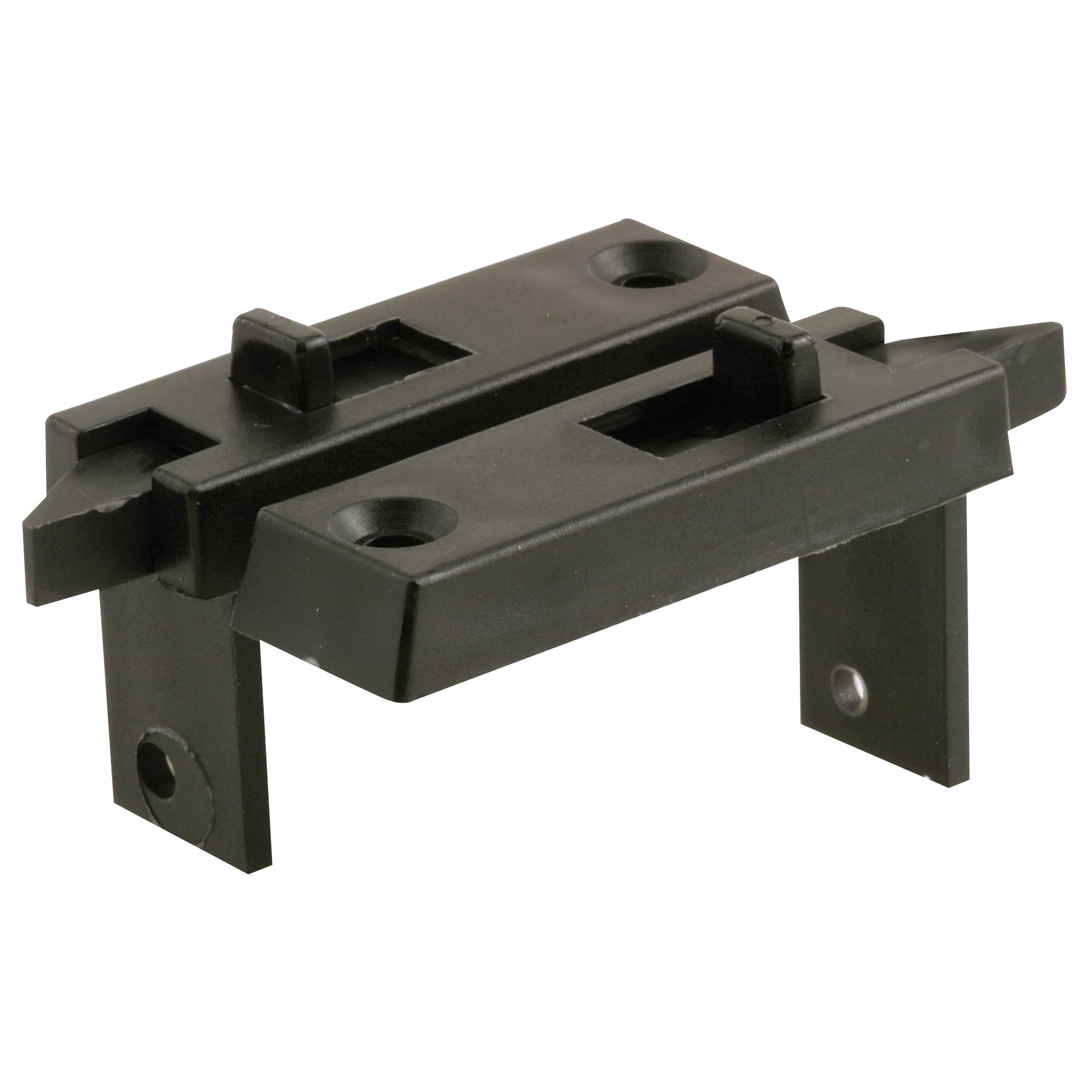 Prime-Line MP2628 Spring-Loaded Sliding Window Tilt Latch - Black (1 Set) | Replacement Hardware for Double Hung Windows | Perfect for Home Repair & DIY Window Maintenance